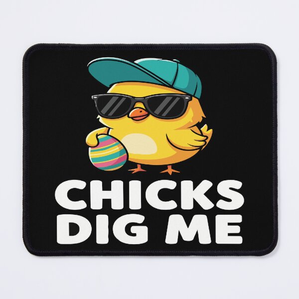 Item preview, FUNNY hip hop easter CHICKS DIG ME designed and sold by Uglyandcute.