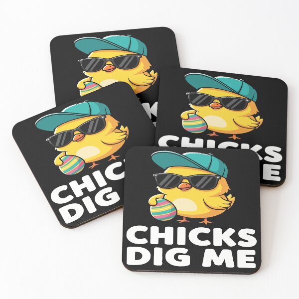 Item preview, FUNNY hip hop easter CHICKS DIG ME designed and sold by Uglyandcute.