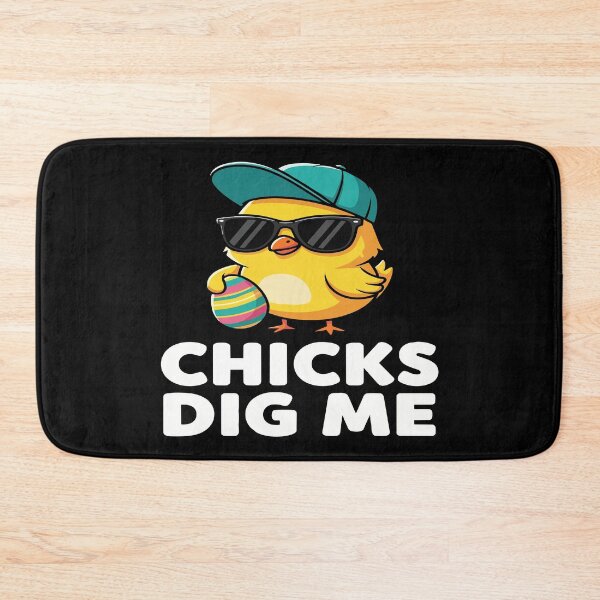 Item preview, FUNNY hip hop easter CHICKS DIG ME designed and sold by Uglyandcute.