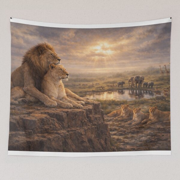 Item preview, Lioness Mending  designed and sold by Ediblelove.