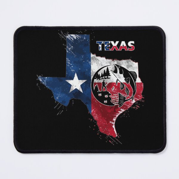 Item preview, Texas Bass Fishing Shirt – Largemouth Bass Angler Texas Flag Design designed and sold by Ladys-Gents.