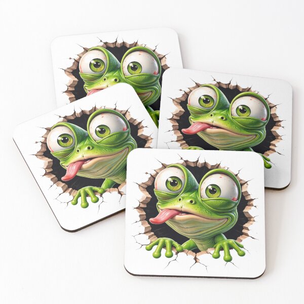 Item preview, Funny Crazy Gecko Big Eyes Cartoon Design designed and sold by M.Store.
