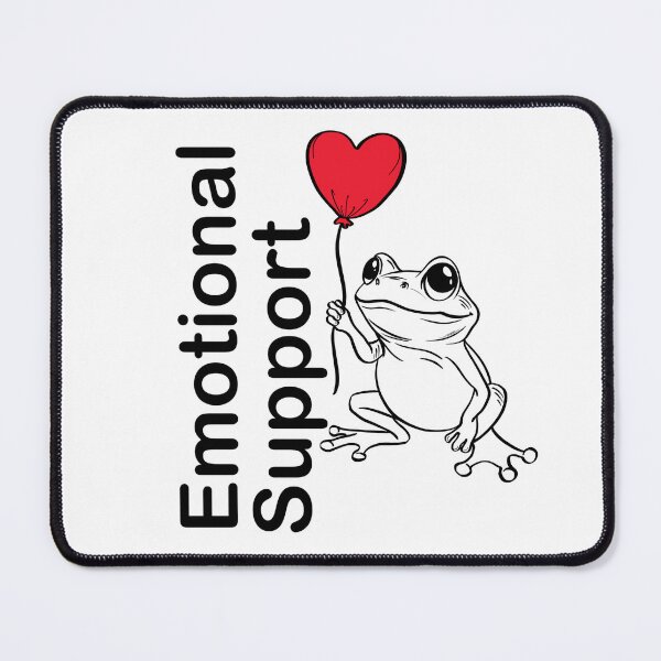 Item preview, Emotional support frog with heart designed and sold by Maryart8.