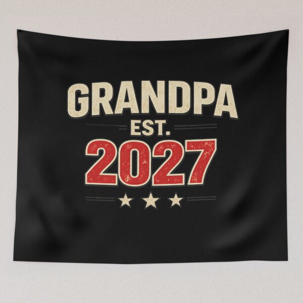 Item preview, Grandpa EST 2027 Shirt – New Grandpa Gift 2027, First Time Grandpa Tee, Baby Announcement Grandpa Shirt designed and sold by TKOprintdesigns.