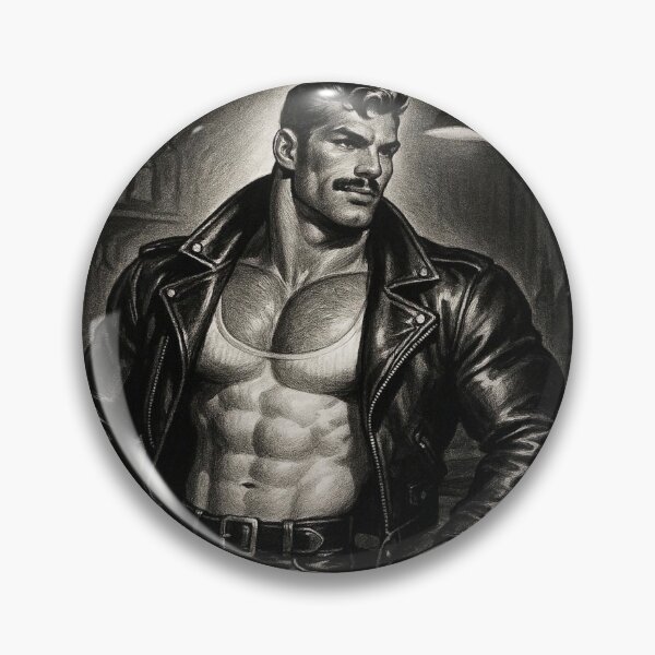 Item preview, Alpha Dom Art: Masters of Leather Dominion in Black Tom of Finland Tribute Defiant Currency Berlin Pride designed and sold by ItsAKinkThing.