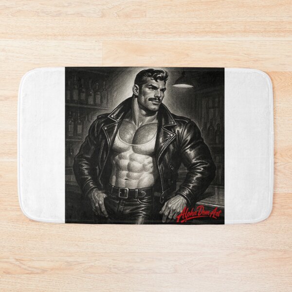 Item preview, Alpha Dom Art: Masters of Leather Dominion in Black Tom of Finland Tribute Defiant Currency Berlin Pride designed and sold by ItsAKinkThing.