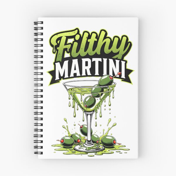 Item preview, Filthy Martini: Bold Neon Olive Graphic Art designed and sold by TshirtsOnline-.