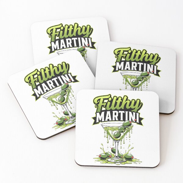 Item preview, Filthy Martini: Bold Neon Olive Graphic Art designed and sold by TshirtsOnline-.