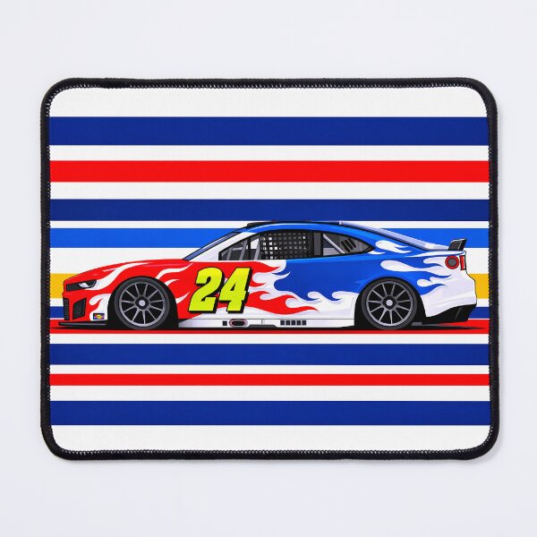 Item preview, 2026 William Byron #24 Flames Side Profile designed and sold by PitWallArt.
