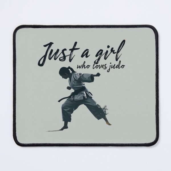 Item preview, 1. Female Judo Shirt Just a Girl Who Loves Judo, Martial Arts Gift for Women, Judoka Tee designed and sold by MalwasBasket.