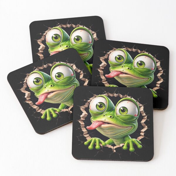 Item preview, Funny Crazy Gecko Big Eyes Cartoon Design designed and sold by M.Store.