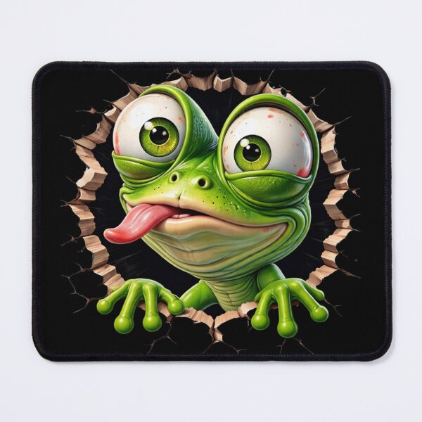 Item preview, Funny Crazy Gecko Big Eyes Cartoon Design designed and sold by M.Store.