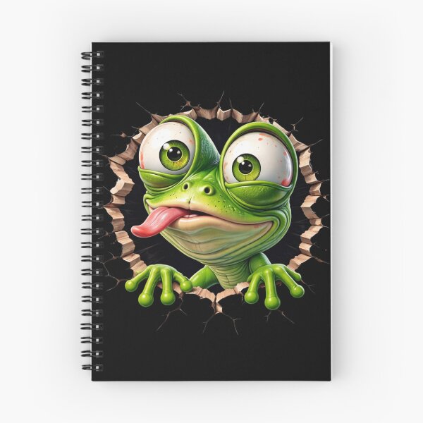Item preview, Funny Crazy Gecko Big Eyes Cartoon Design designed and sold by M.Store.