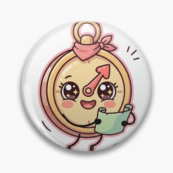 Item preview, Happy Compass Kawaii designed and sold by T2LTLab.