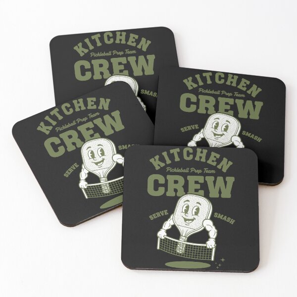 Item preview, Pickleball Kitchen Crew Funny Player Love designed and sold by LuminOrb.