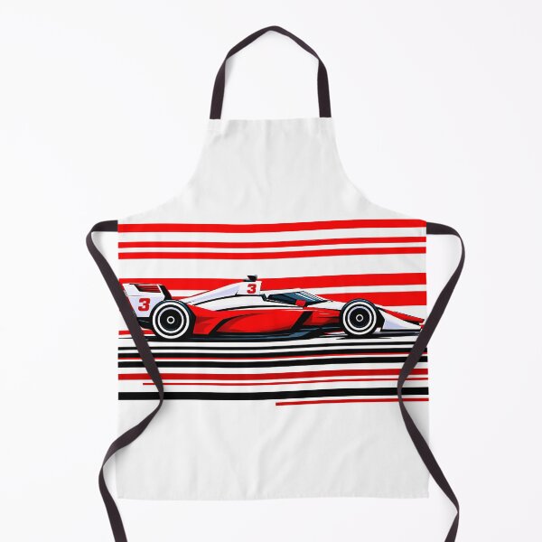 Item preview, Scott McLaughlin No. 3 Red & White Car Side Profile designed and sold by PitWallArt.
