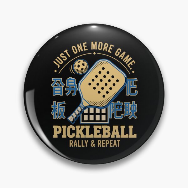 Item preview, Pickleball Just One More Game Rally Repeat Funny designed and sold by LuminOrb.