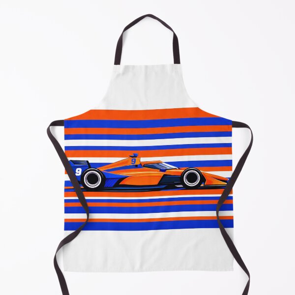 Item preview, Scott Dixon #9 Orange & Blue Car Side Profile designed and sold by PitWallArt.