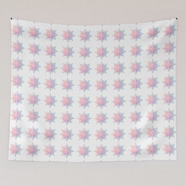 Item preview, Pastel Iridescent Star Burst Seamless Pattern Big Duvet Cover designed and sold by anderlee.