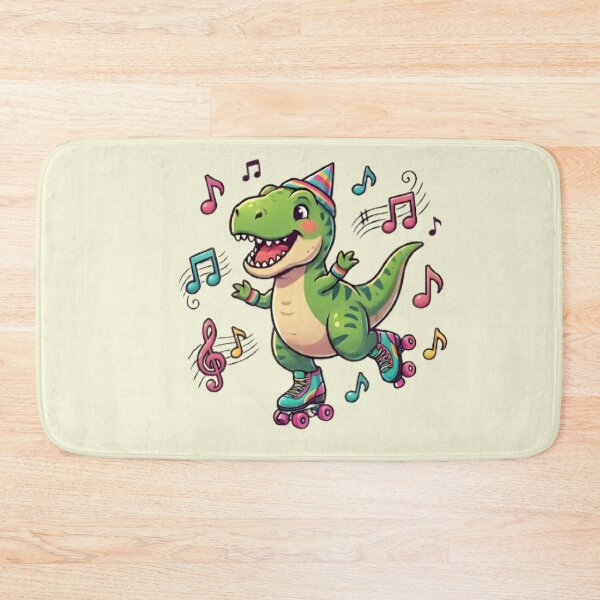 Item preview, Retro Roller Skating Disco T-Rex Dinosaur Party designed and sold by WalterAdd.