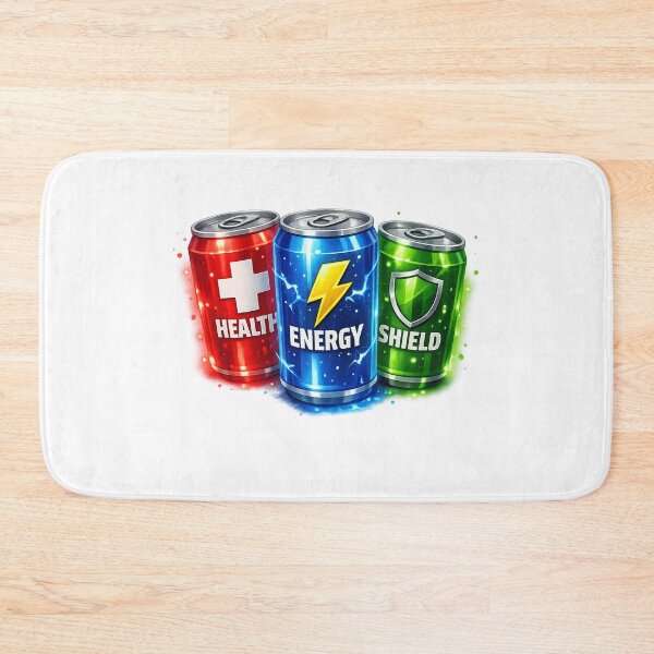 Item preview, Gamer Power – Life, Energy, and Shield Cans designed and sold by NextNoob485.