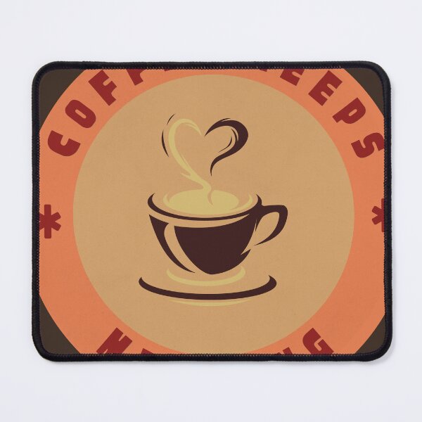 Item preview, Coffee Keeps Me Going Funny Coffee Lover Vintage Coffee Badge Design designed and sold by Negisandeep studio.