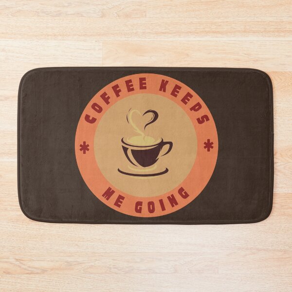 Item preview, Coffee Keeps Me Going Funny Coffee Lover Vintage Coffee Badge Design designed and sold by Negisandeep studio.
