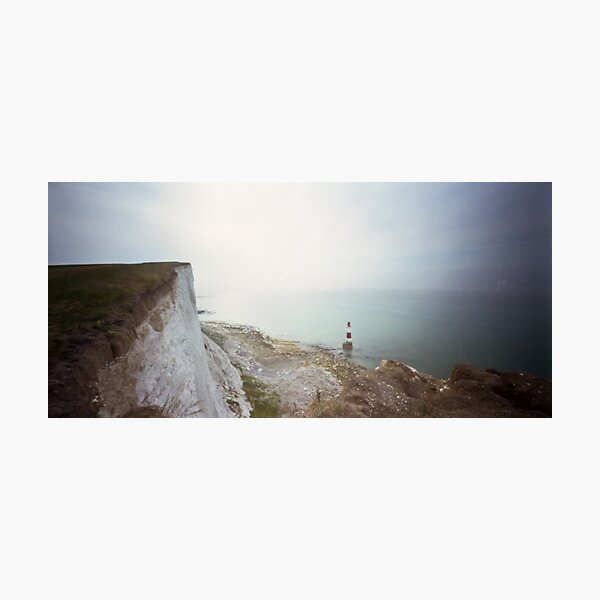 Beachy head Lighthouse - Pinhole photography Photographic Print