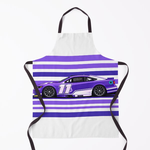 Item preview, 2026 Denny Hamlin Purple No. 11 Car Side Profile designed and sold by PitWallArt.