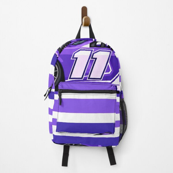 Item preview, 2026 Denny Hamlin Purple No. 11 Car Side Profile designed and sold by PitWallArt.