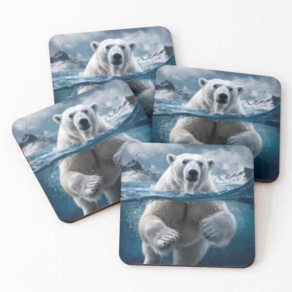 Item preview, Polar bear. designed and sold by MyHappyArtShop.