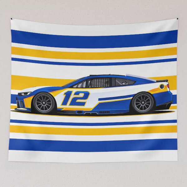 Item preview, 2026 Ryan Blaney No. 12 Race Car Side Profile designed and sold by PitWallArt.
