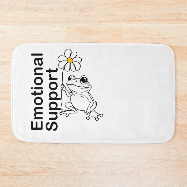 Item preview, Emotional support frog with a flower designed and sold by Maryart8.