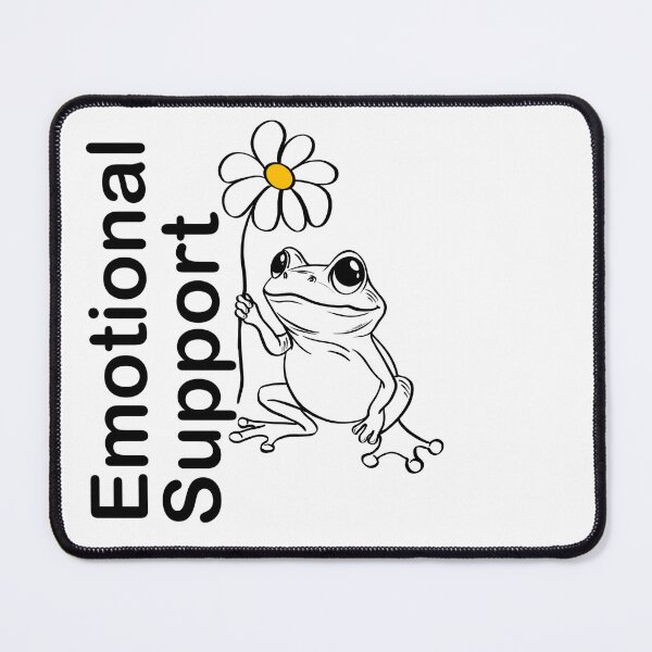 Item preview, Emotional support frog with a flower designed and sold by Maryart8.