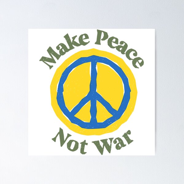 Item preview, Make Peace Not War Advocacy Design designed and sold by Artsy Corner.