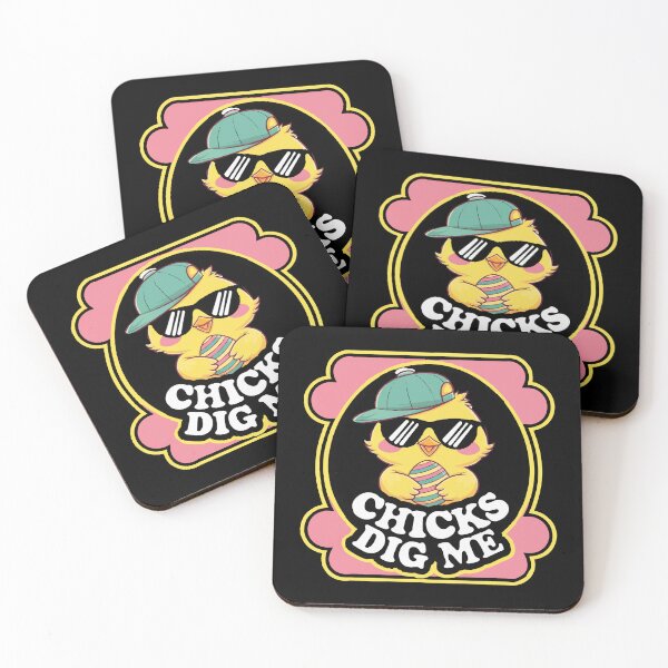 Item preview, FUNNY hip hop easter CHICKS DIG ME designed and sold by Uglyandcute.