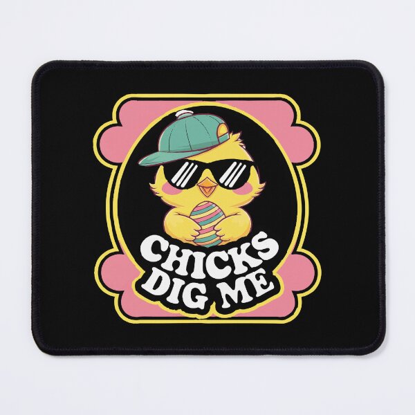 Item preview, FUNNY hip hop easter CHICKS DIG ME designed and sold by Uglyandcute.