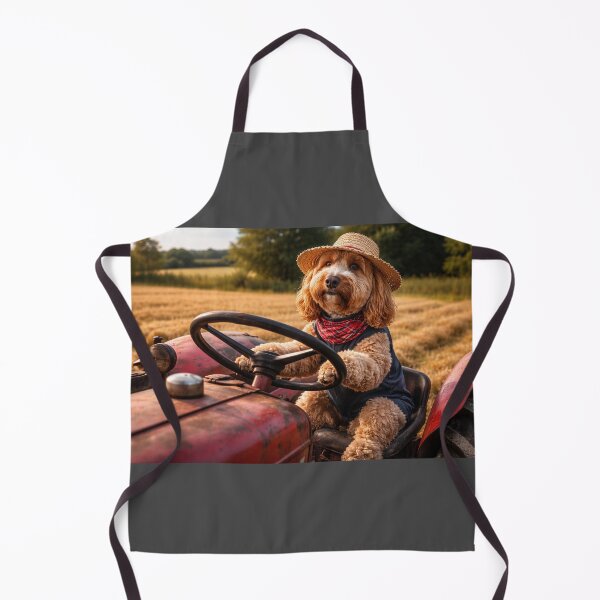 Item preview, Cockapoo Farmer on a Tractor designed and sold by Paul Thompson Photography.