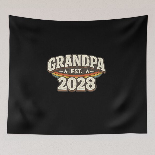 Item preview, Grandpa EST 2028 Shirt – New Grandpa Gift 2028, First Time Grandpa Tee, Baby Announcement Grandpa Shirt designed and sold by TKOprintdesigns.