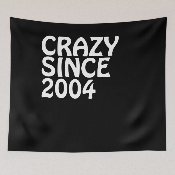 Item preview, Crazy Since 2004 Birthday Gift Shirt designed and sold by shoppzee.