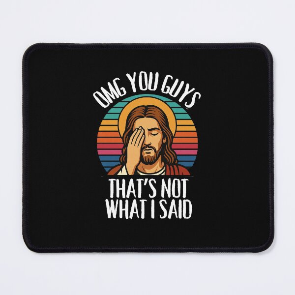 Item preview, Jesus Sarcastic Graphic Retro Facepalm designed and sold by TshirtsOnline-.