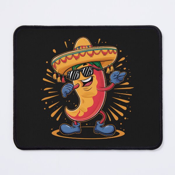 Item preview, Fun Chili Mexico Samba smilining Sombrero Dance designed and sold by madevdine.