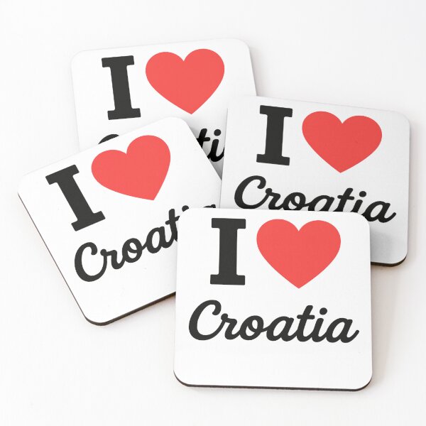 Item preview, I Love Croatia | National Pride Typography | Culture, Heritage & Coastal Beauty Design designed and sold by PaintedPixels01.