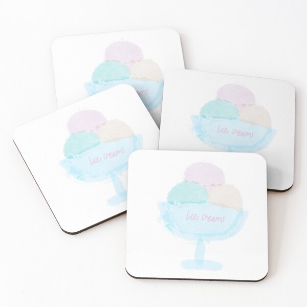 Item preview, Hand Drawn Ice Cream Bowl Illustration — Dreamy Pastel Dessert Art designed and sold by M&E little things.