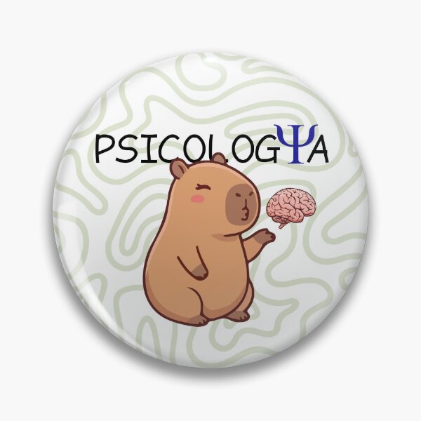 Item preview, Psychology Capybara - Master of Mental Chill designed and sold by Rosenthal Studio Kreativo.