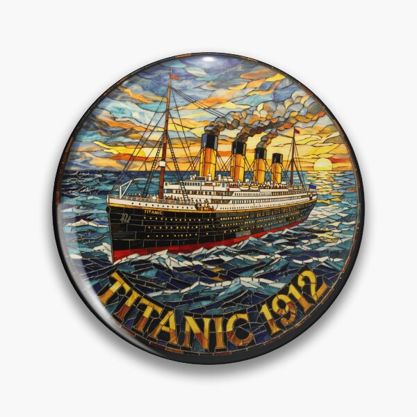 Item preview, Titanic Expert - Classic Heritage Emblem Badge designed and sold by NewRedLady.