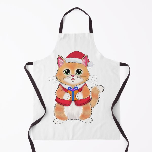 Item preview, Adorable Santa Cat Holiday Doodle designed and sold by TheBO-tique.