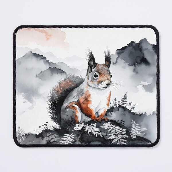 Item preview, Red Squirrel Guardian Spirit: British Native Wildlife & Woodland Art designed and sold by Englandbear.