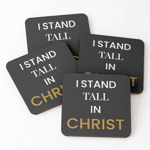 Item preview, I Stand Tall in Christ T-Shirt | Christian Faith Apparel designed and sold by QuietRootStudio.
