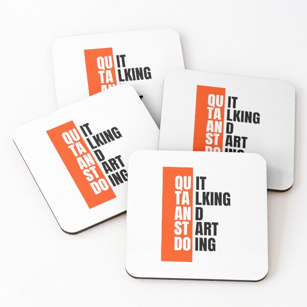 Item preview, Quit Talking And Start Doing designed and sold by "Positive Vibes & Daily Lifestyle".